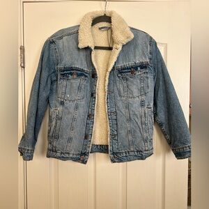 Zara Boys Sherpa Jean Jacket